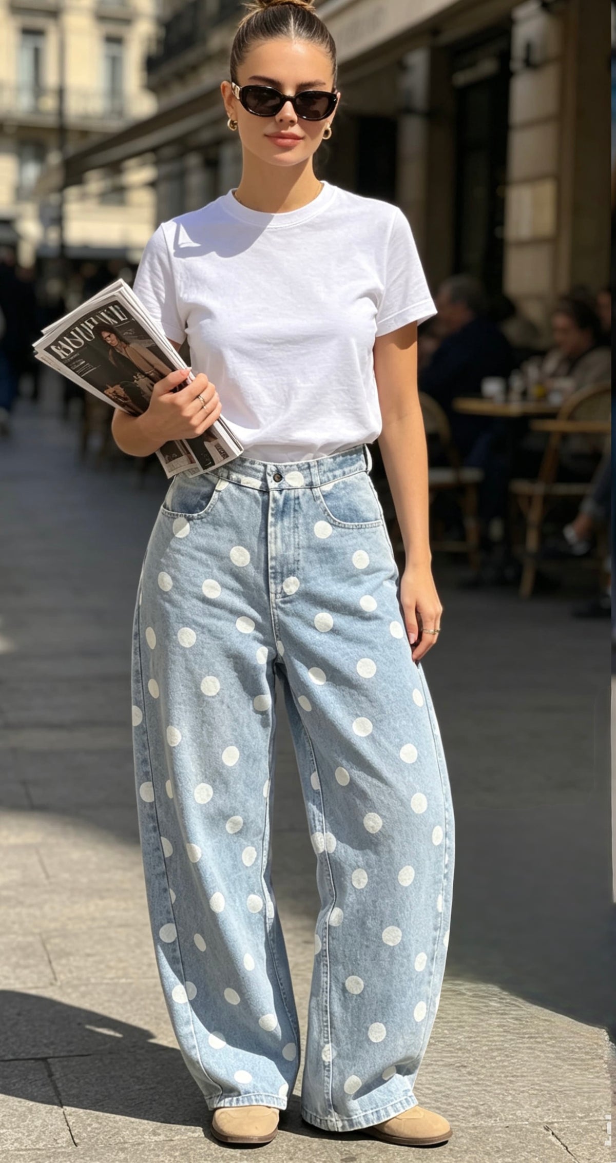 Polka Dots Denim