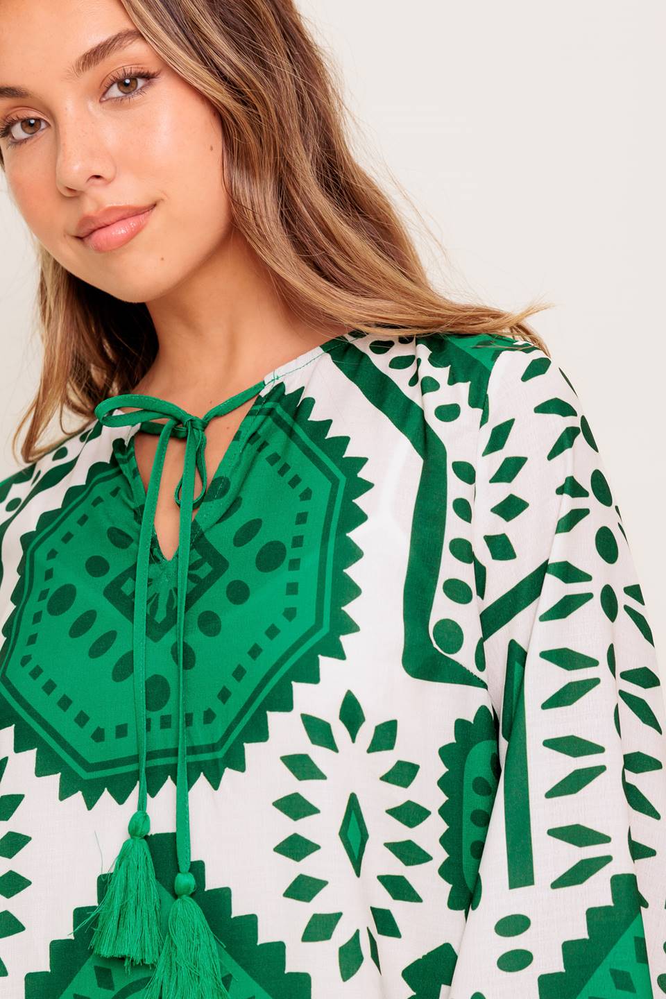 Printed Woven Mini Dress