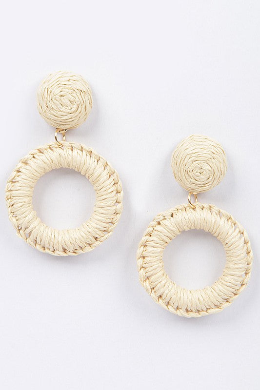 Handmade O Ring Earring