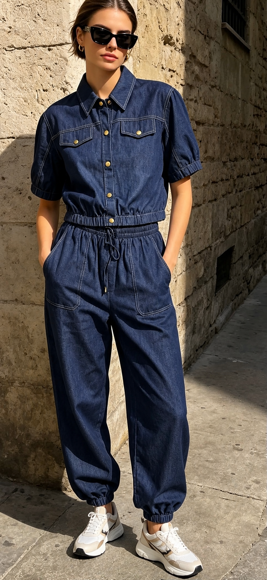 Denim Jogger Pant