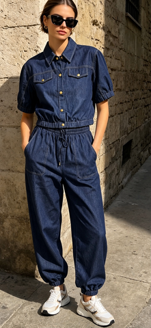 Denim Jogger Pant