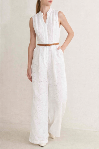 Eyelet Jumpsuit