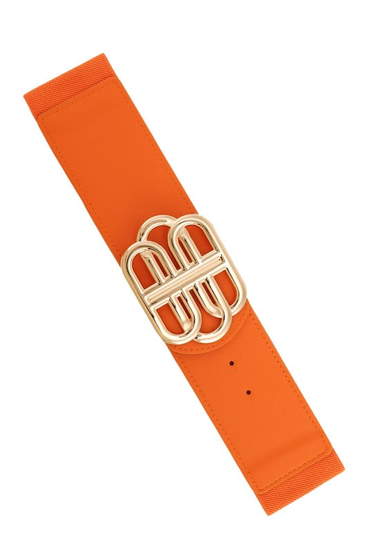 Geometric Buckle Elastic Belt