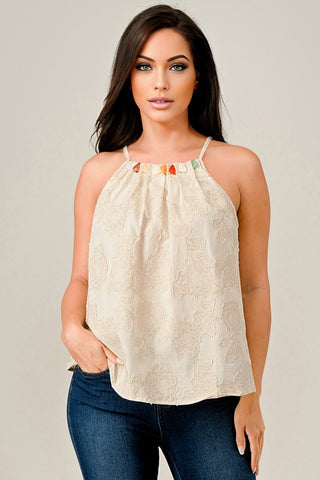 Lace Halter Top