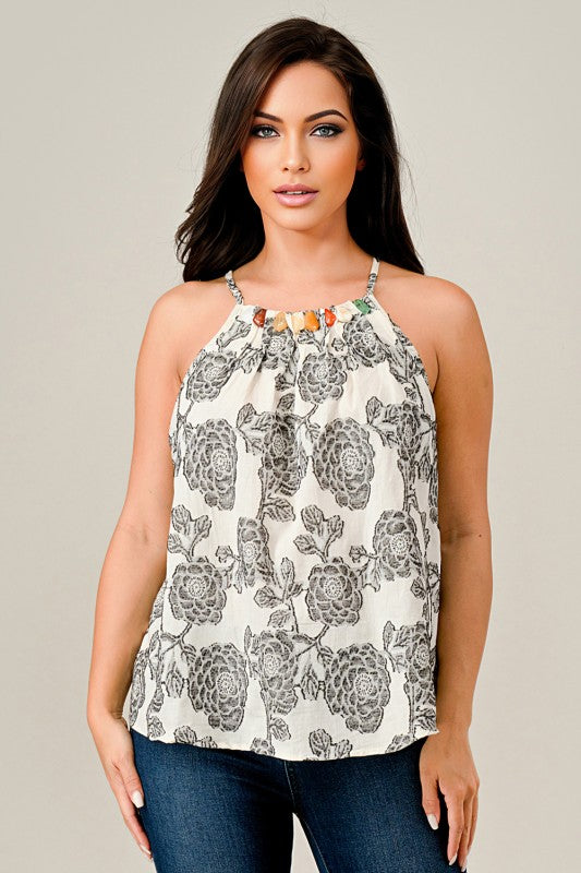 Lace Halter Top