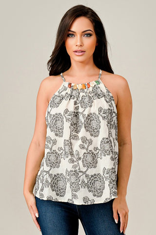 Lace Halter Top