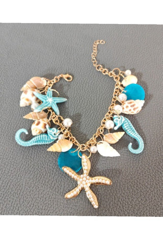 Boho Starfish & Shell Bracelet