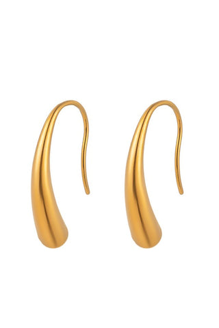 Stain Steel Water Drop Earrings