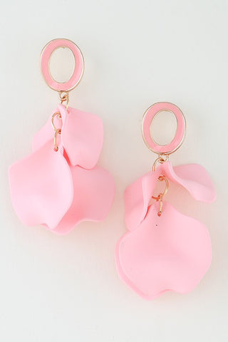 Abstract Petal Drop Earrings