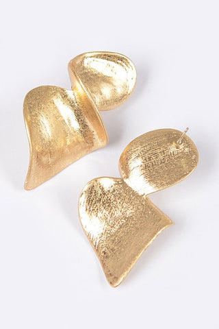 Cast Metal Earring