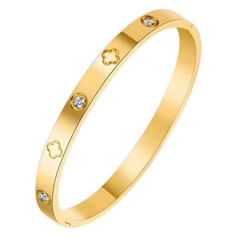 18k Non-tarnish Waterproof Stainless Steel Bangle
