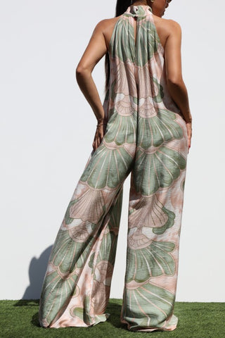 Printed Loose Fit Woven Jumpsuit