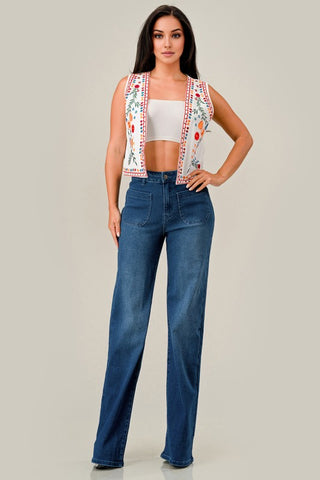 Embroidered  Vest