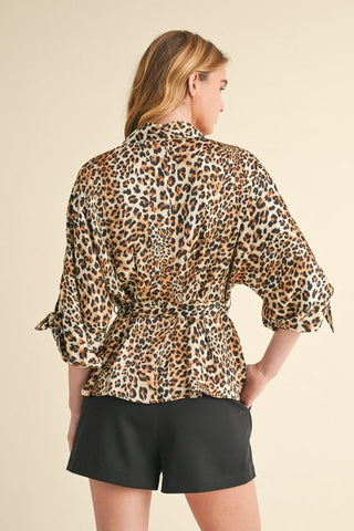A Sash-style Belted Tunic Top
