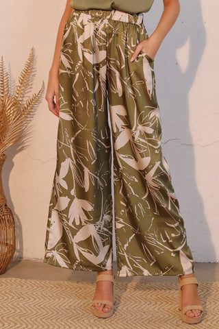 Satin Pocket Pants
