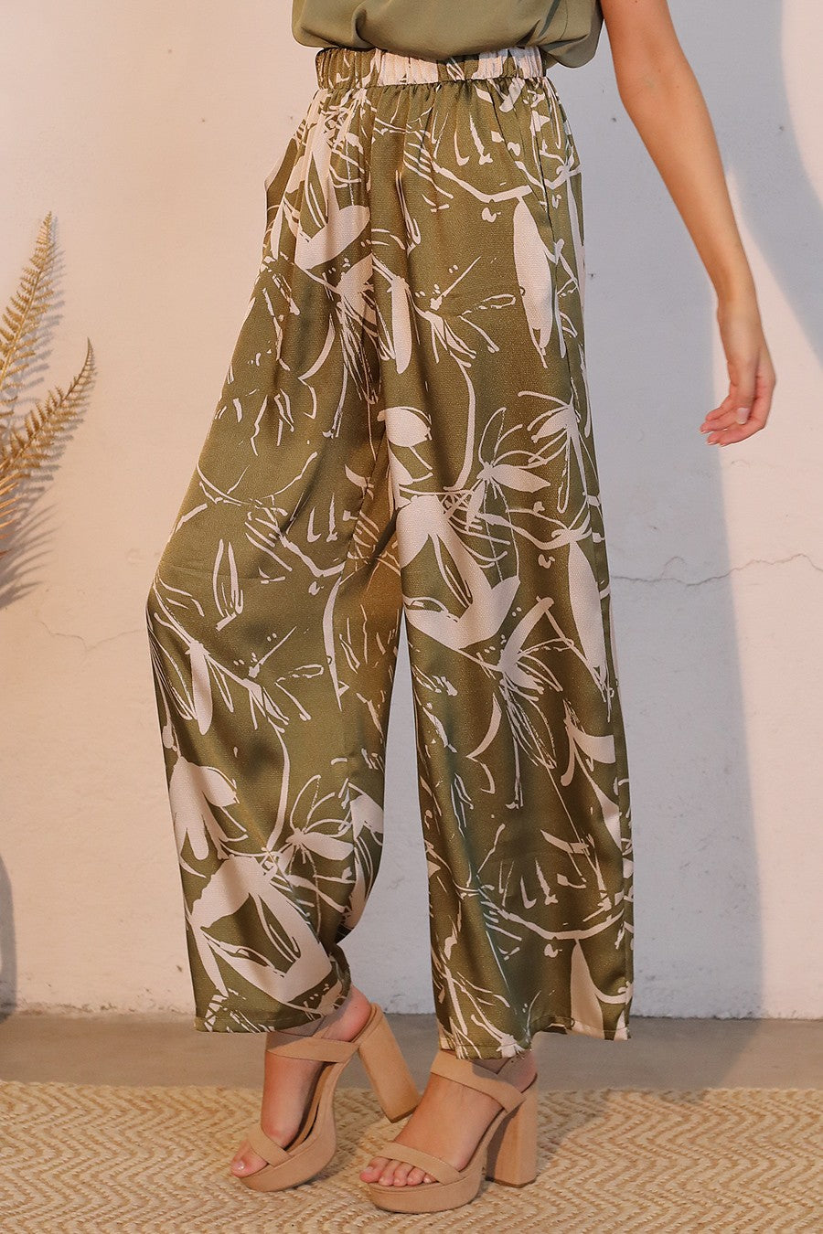 Satin Pocket Pants