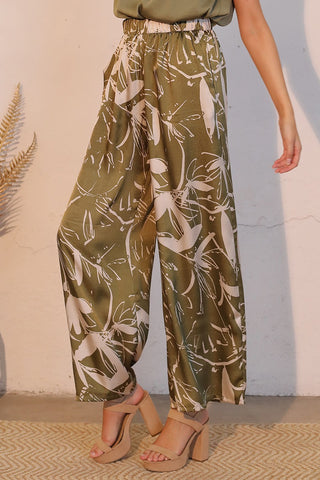 Satin Pocket Pants