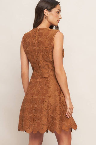 Woven Lace Mini Dress