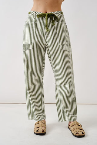 Barrel Denim Pants