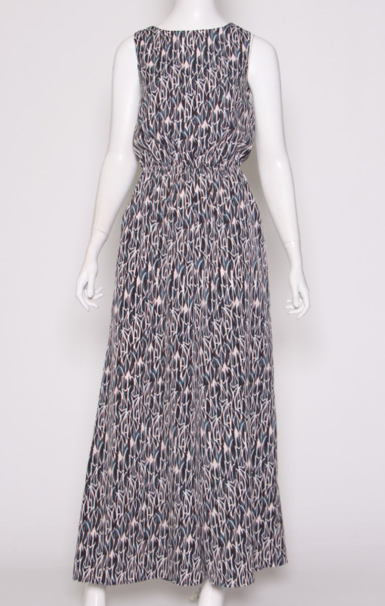 Night Meadow Sleeveless Bubble Jumpsuit