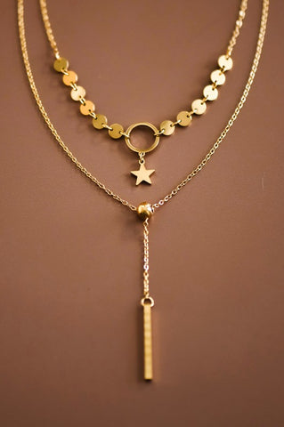 18k Non-tarnish Stainless Steel Chain Necklace