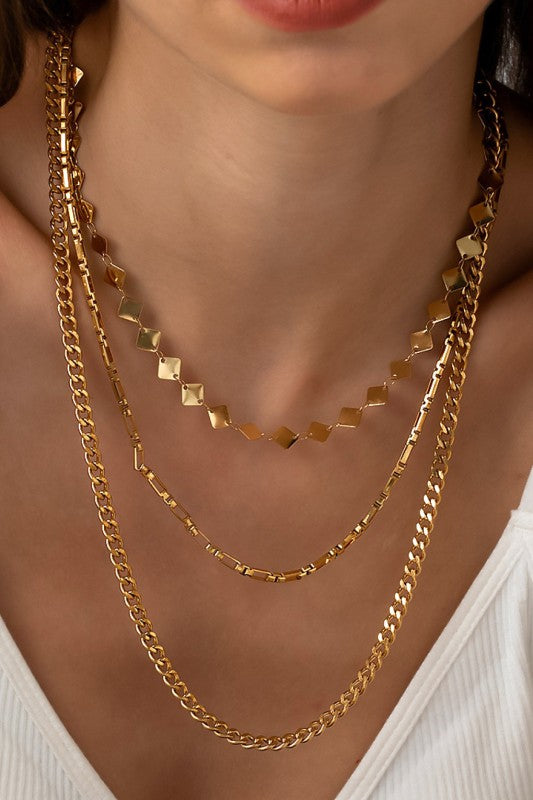 18k Non-tarnish Stainless Steel Chain Necklace