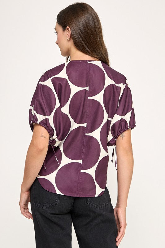 V Neck Graphic T Shirt