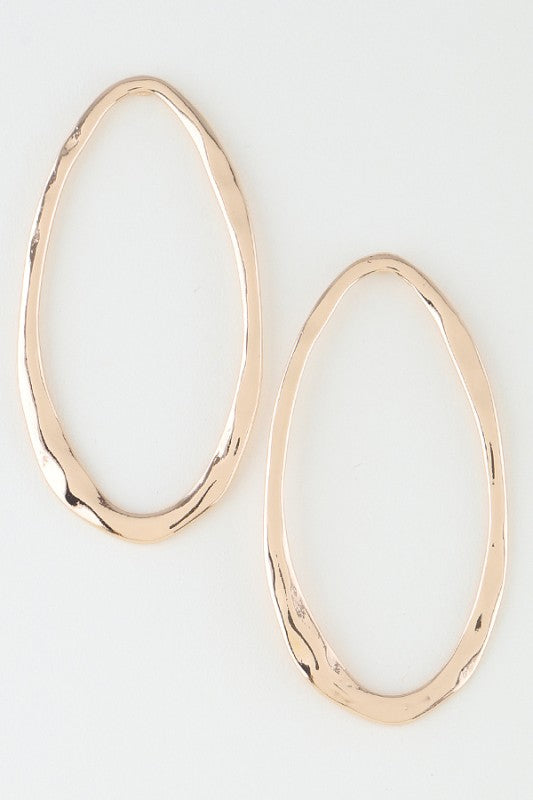 Modern Abstract Open Drop Earrings