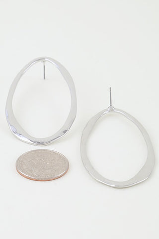 Modern Abstract Open Drop Earrings