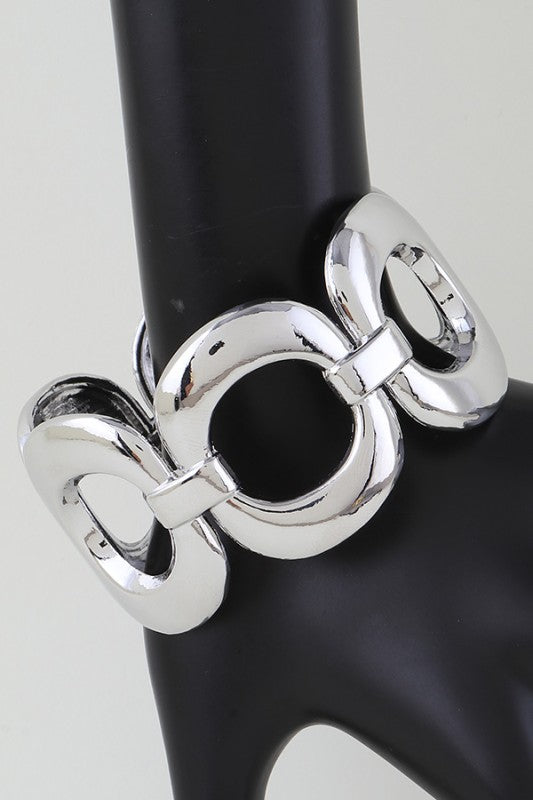 Wide Link Chain Bracelet