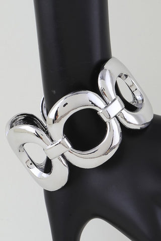 Wide Link Chain Bracelet