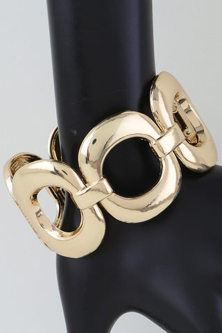 Wide Link Chain Bracelet