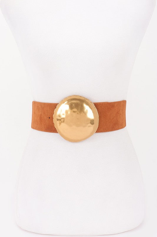 Metal Buckle Elastic Belt