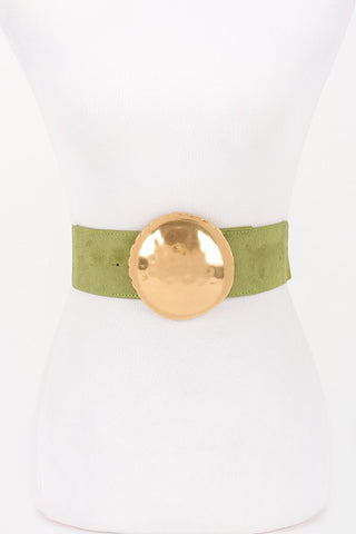 Metal Buckle Elastic Belt