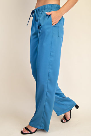 High Waist Wide Pants