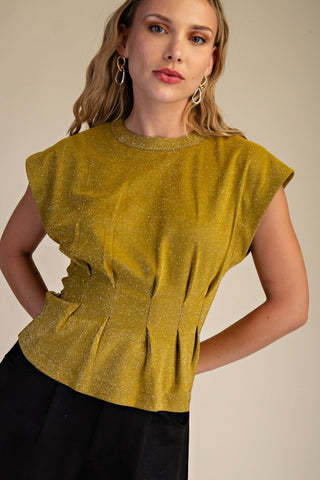 High Neck Sleeveless Top