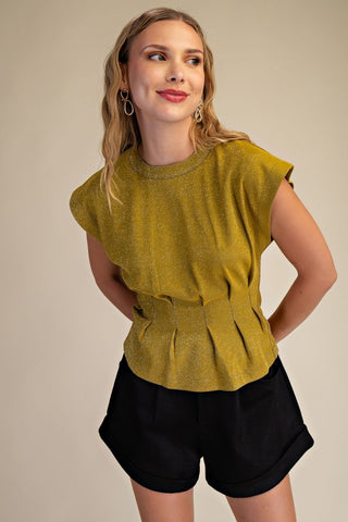 High Neck Sleeveless Top