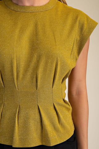 High Neck Sleeveless Top