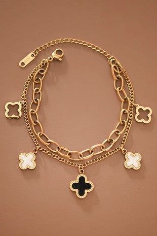 18k Non-tarnish Stainless Steel Chain Bracelet