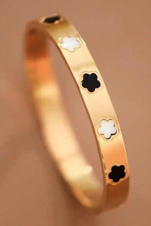 18k Waterproof Non-tarnish Stainless Steel Bangle