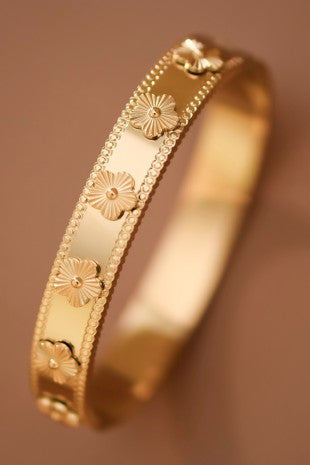 18k Waterproof Non-tarnish Stainless Steel Bangle