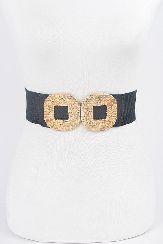 Double Buckle Elastic Belt