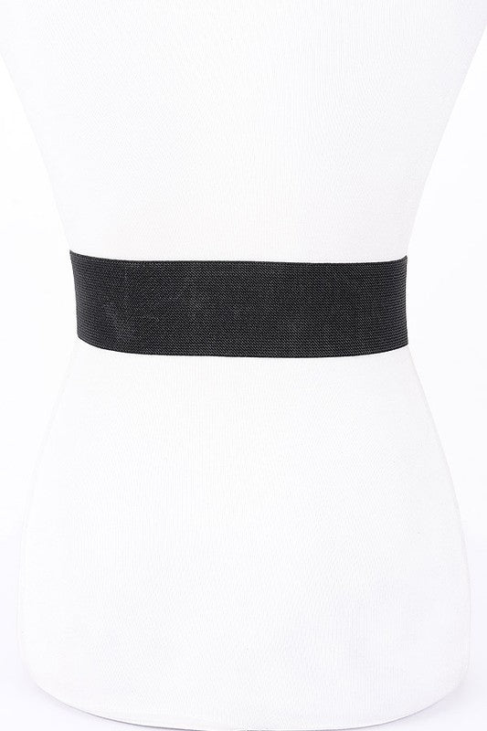 Metal Flower Elastic Belt