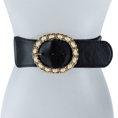 Circle Buckle Waist Belt