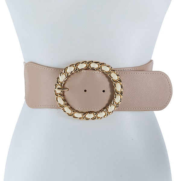 Circle Buckle Waist Belt