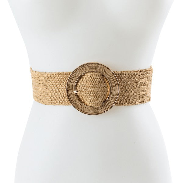 Boho Straw Paper Fashion Belt