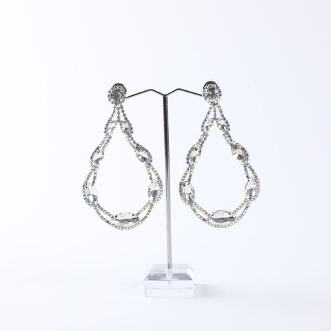 Rhinestoned Stud Earrings