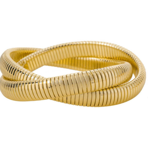 Omega Chain Twisted Bracelet