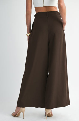 Black Wide-leg Palazzo Pants