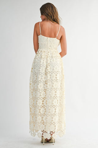 Floral Lace Maxi Dress